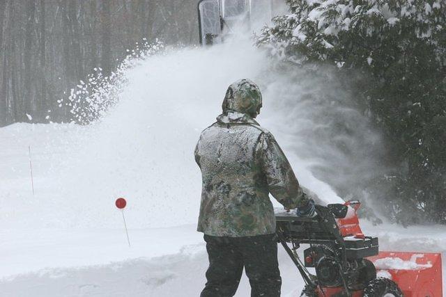 Windy Snow Blowing