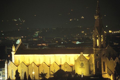 074-G-Florence-San Lorenzo at Night