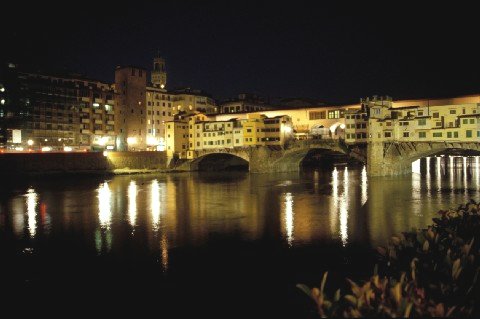 076-A-Florence-Ponte Vecchio at Night