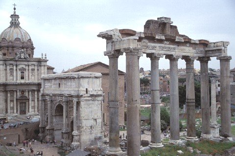 196-A-Rome-Forum Arch of Septimus Severus