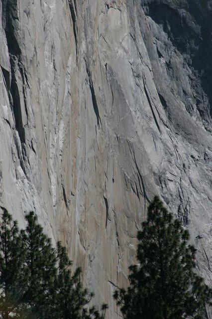 Climber on El Capitan