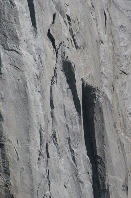 Climber on El Capitan