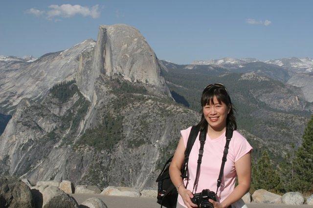 Anna and Half Dome