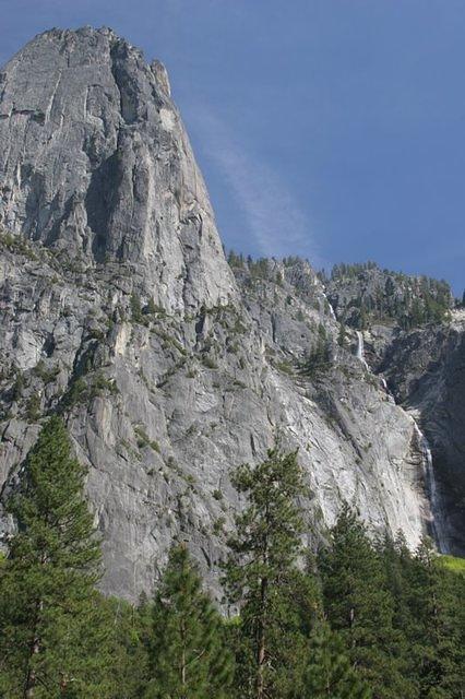 Sentinel Rock and Sentinel Falls