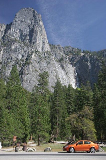 Sentinel Rock and Sentinel Falls
