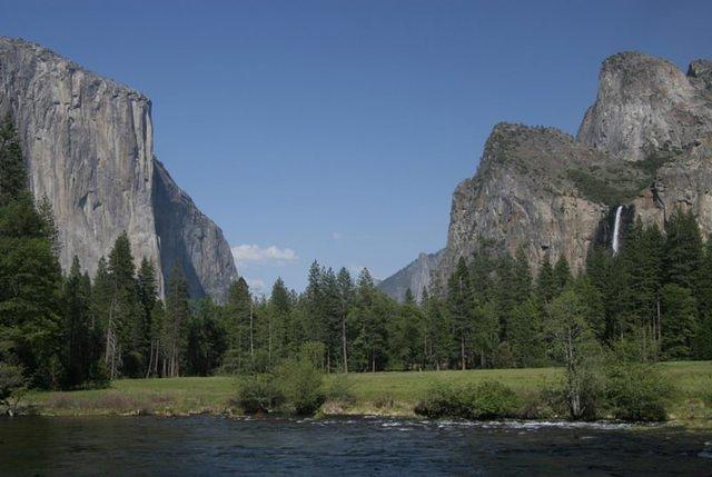 El Capitan and Cathedral Rocks