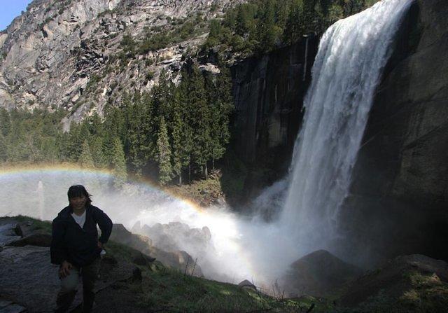Anna at Vernal Fall