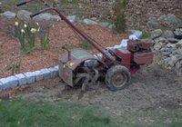The rototiller that we borrowed....