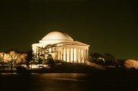 Jefferson Memorial at night