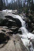 Waterfall along Tioga Road
