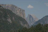 Half Dome from Merced Canyon