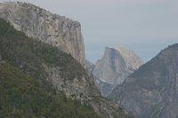 El Capitan and Half Dome