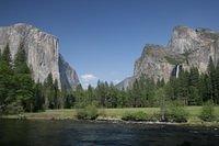 El Capitan and Cathedral Rocks