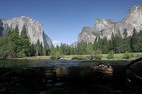 El Capitan and Cathedral Rocks