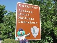 Indiana Dunes National Lakeshore Sign