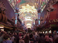 Light show on Fremont St.
